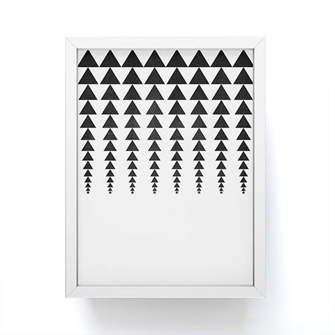 Elisabeth Fredriksson Minimal Triangles Framed Mini Art Print