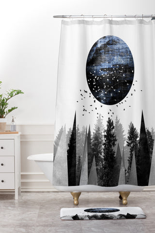 Elisabeth Fredriksson Nature Shower Curtain And Mat