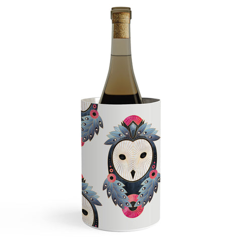 Elisabeth Fredriksson Owl Light Background Wine Chiller