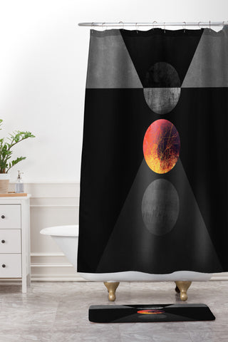 Elisabeth Fredriksson Phases Shower Curtain And Mat