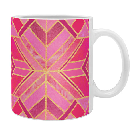 Elisabeth Fredriksson Pink Geo Star Coffee Mug