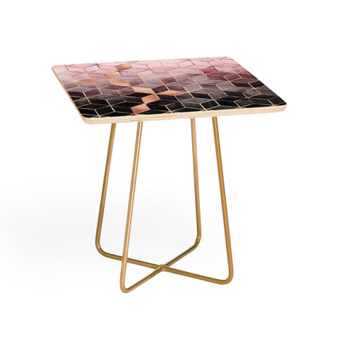 Elisabeth Fredriksson Pink Grey Gradient Cubes 2 Side Table