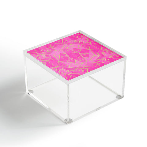 Elisabeth Fredriksson Pink Mosaic Sun Acrylic Box