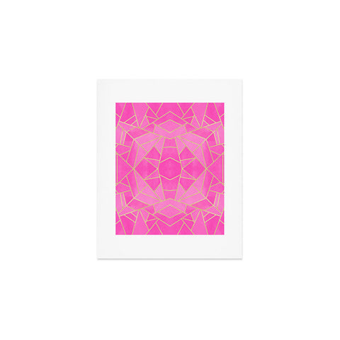 Elisabeth Fredriksson Pink Mosaic Sun Art Print