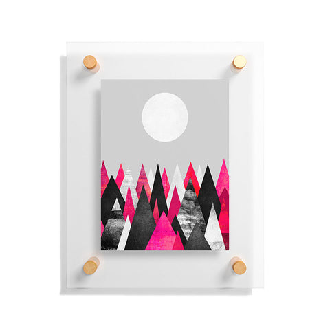 Elisabeth Fredriksson Pink Peaks Floating Acrylic Print