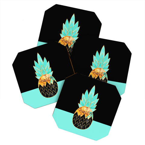 Elisabeth Fredriksson Precious Pineapple 1 Coaster Set