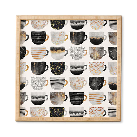 Elisabeth Fredriksson Pretty Coffee Cups 3 Framed Wall Art