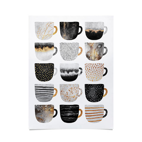 Elisabeth Fredriksson Pretty Coffee Cups 3 Poster
