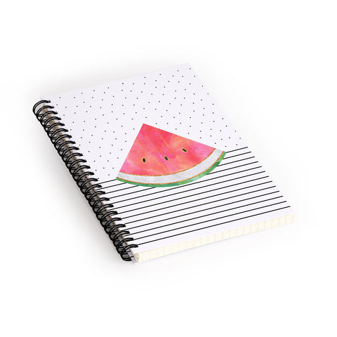 Elisabeth Fredriksson Pretty Watermelon Spiral Notebook