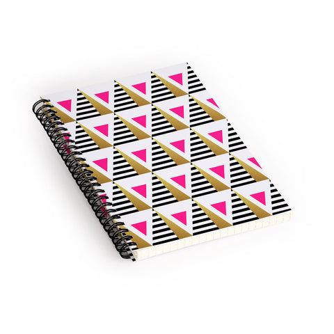Elisabeth Fredriksson Pyramids Spiral Notebook