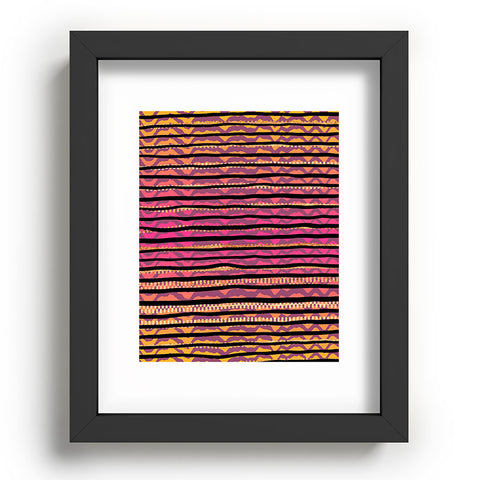 Elisabeth Fredriksson Quirky Stripes Recessed Framing Rectangle