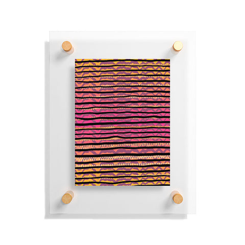 Elisabeth Fredriksson Quirky Stripes Floating Acrylic Print