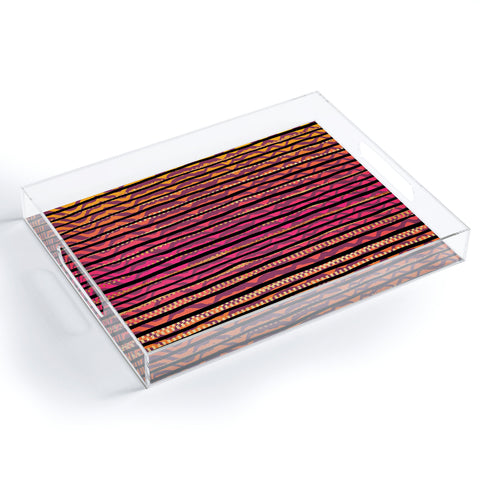 Elisabeth Fredriksson Quirky Stripes Acrylic Tray