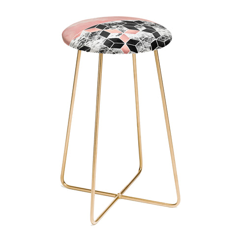 Elisabeth Fredriksson Rose Clouds And Birch Counter Stool