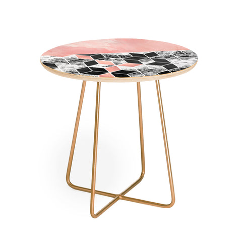 Elisabeth Fredriksson Rose Clouds And Birch Round Side Table
