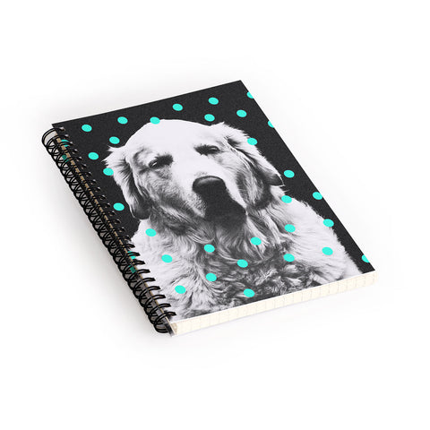 Elisabeth Fredriksson Sleepy Dog Spiral Notebook