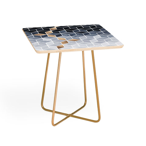 Elisabeth Fredriksson Soft Blue Gradient Cubes Side Table