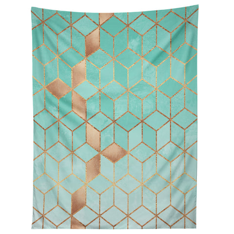 Elisabeth Fredriksson Soft Gradient Aquamarine Tapestry