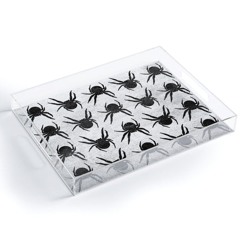 Elisabeth Fredriksson Spiders 4 BW Acrylic Tray