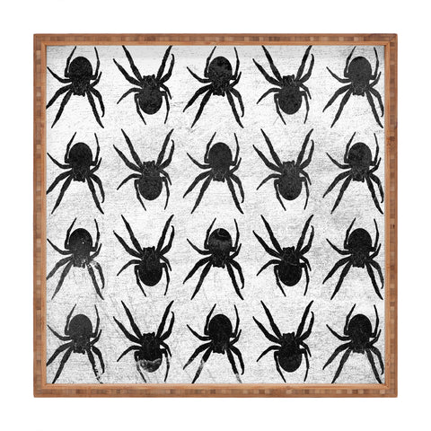 Elisabeth Fredriksson Spiders 4 BW Square Tray