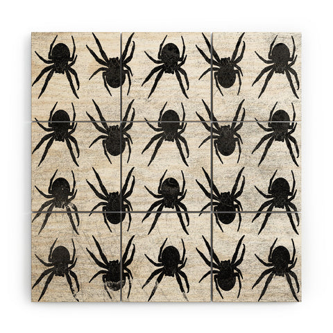 Elisabeth Fredriksson Spiders 4 BW Wood Wall Mural