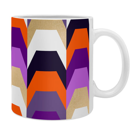 Elisabeth Fredriksson Stacks of Purple and Orange Coffee Mug