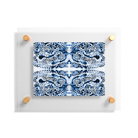 Elisabeth Fredriksson Symmetric Dream Blue Floating Acrylic Print