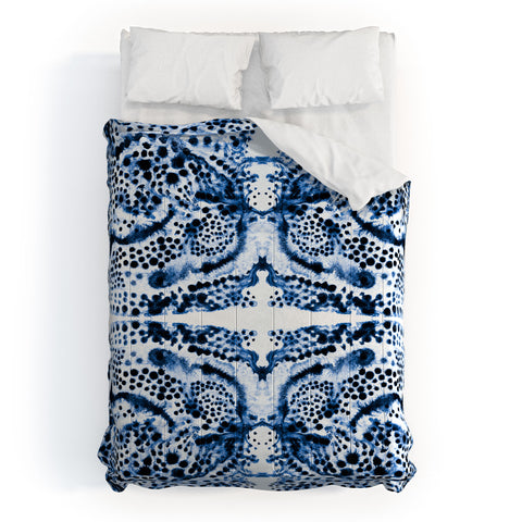 Elisabeth Fredriksson Symmetric Dream Blue Comforter