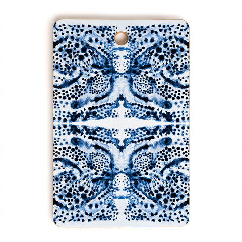 Elisabeth Fredriksson Symmetric Dream Blue Cutting Board Rectangle