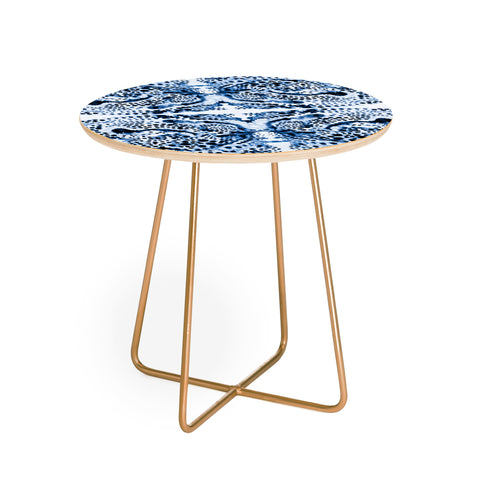 Elisabeth Fredriksson Symmetric Dream Blue Round Side Table