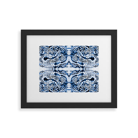 Elisabeth Fredriksson Symmetric Dream Blue Framed Art Print