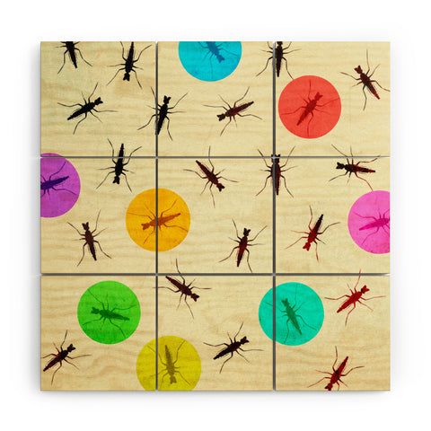 Elisabeth Fredriksson Tiny Insects Wood Wall Mural