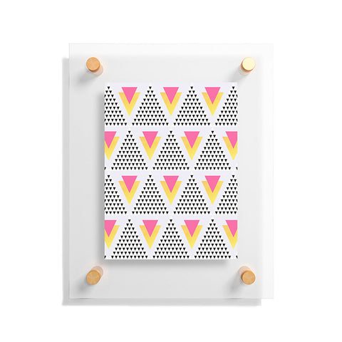Elisabeth Fredriksson Triangles In Triangles Floating Acrylic Print