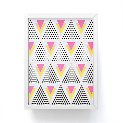 Elisabeth Fredriksson Triangles In Triangles Framed Mini Art Print