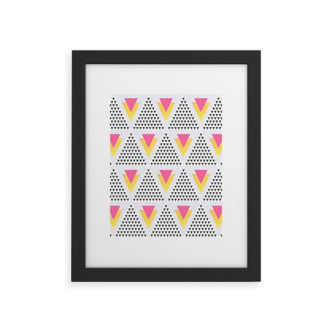 Elisabeth Fredriksson Triangles In Triangles Framed Art Print