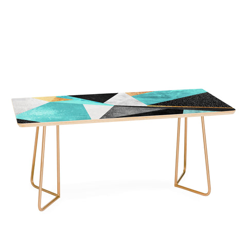 Elisabeth Fredriksson Turquoise Geometry Coffee Table