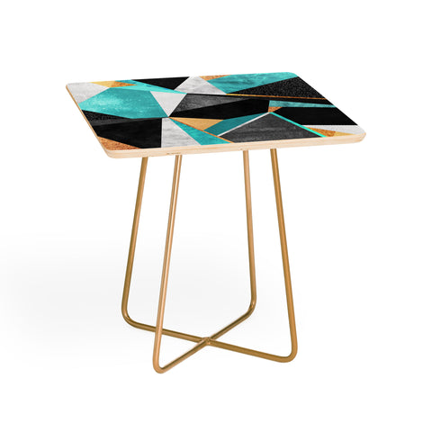 Elisabeth Fredriksson Turquoise Geometry Side Table