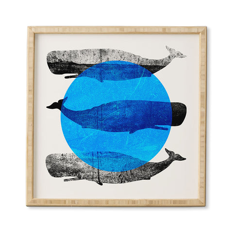 Elisabeth Fredriksson Whales Framed Wall Art