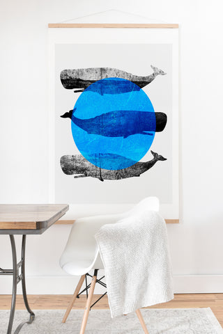 Elisabeth Fredriksson Whales Art Print And Hanger