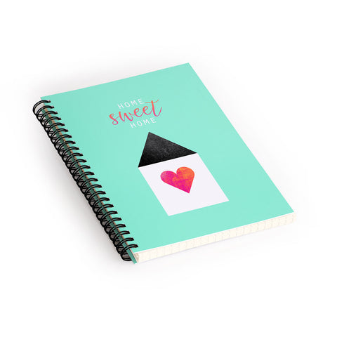 Elisabeth Fredriksson Where The Heart Is Spiral Notebook