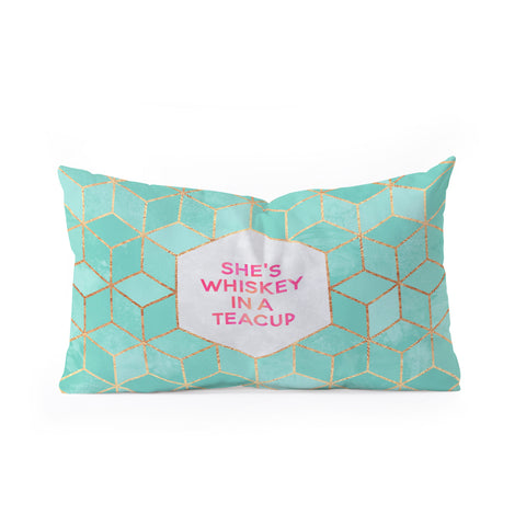 Elisabeth Fredriksson Whiskey In A Teacup Oblong Throw Pillow