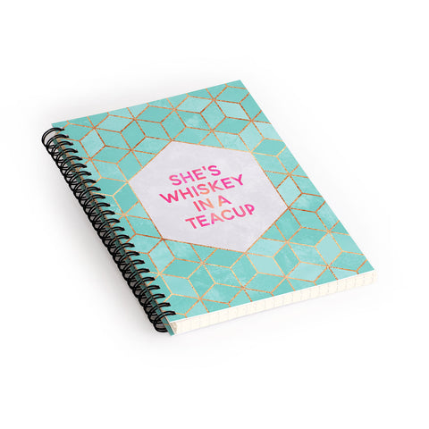 Elisabeth Fredriksson Whiskey In A Teacup Spiral Notebook