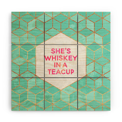 Elisabeth Fredriksson Whiskey In A Teacup Wood Wall Mural