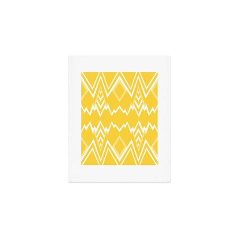 Elisabeth Fredriksson Wicked Valley Pattern Yellow Art Print