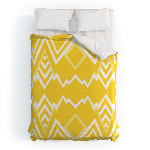 Elisabeth Fredriksson Wicked Valley Pattern Yellow Duvet Cover