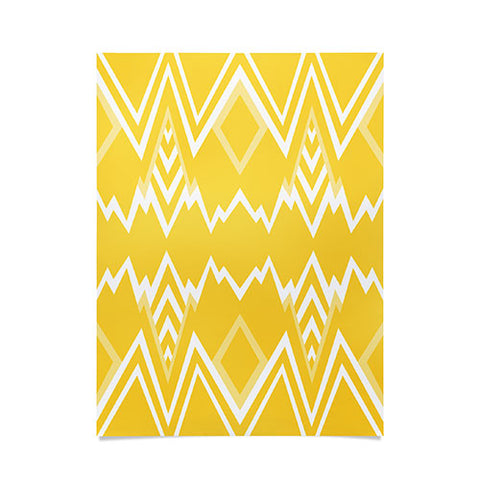 Elisabeth Fredriksson Wicked Valley Pattern Yellow Poster