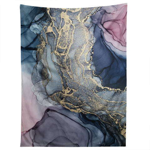 Elizabeth Karlson Blush Paynes Gray Gold Tapestry