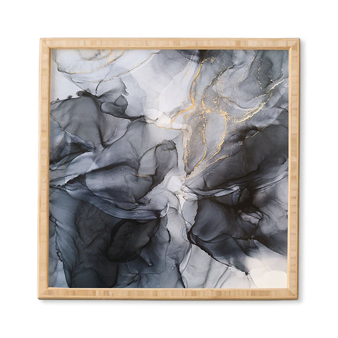 Elizabeth Karlson Calm but Dramatic Abstract Framed Wall Art