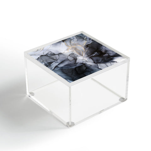 Elizabeth Karlson Calm but Dramatic Abstract Acrylic Box