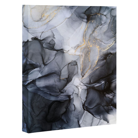 Elizabeth Karlson Calm but Dramatic Abstract Art Canvas